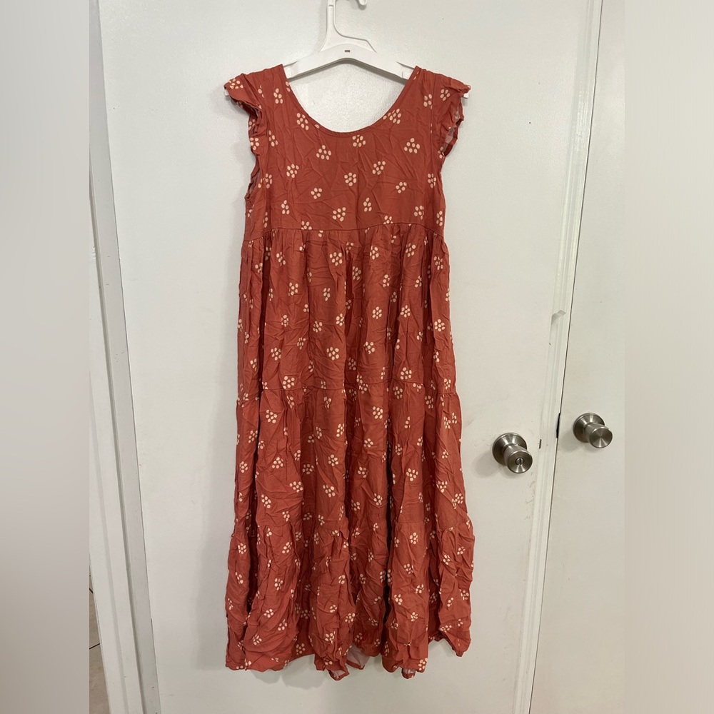 Cat & Jack Tiered Maxi Dress for Girls, size large